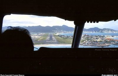 St. Maarten Airport Approach Landing PJIA